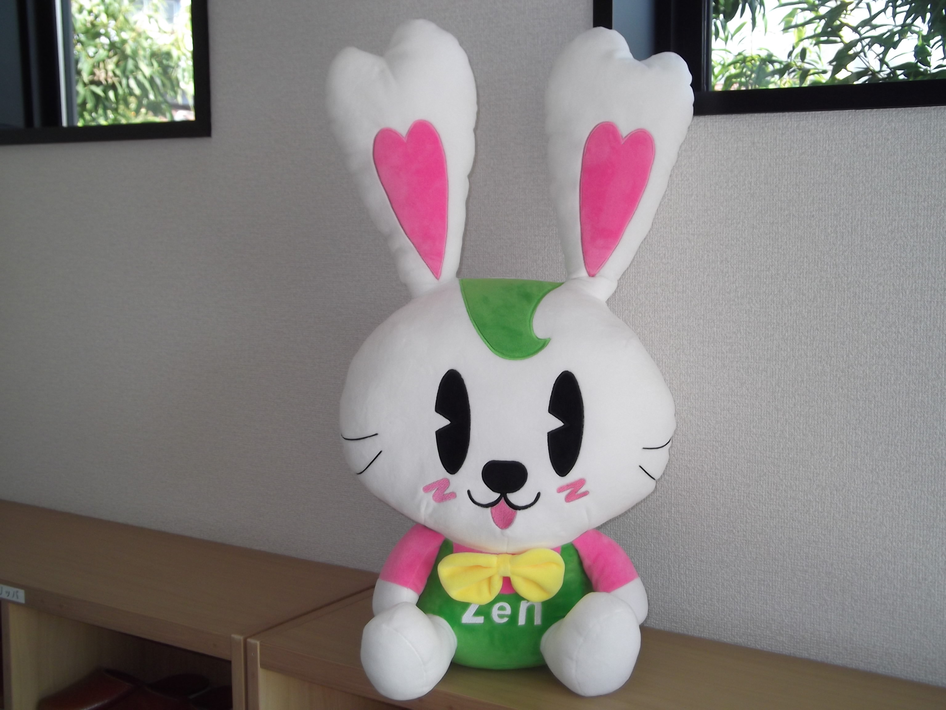 全日マスコットキャラクターラビーちゃんのぬいぐるみ | 全日本不動産